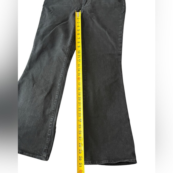 Madewell The Perfect Vintage Flare Jean Sherborn Wash High-Rise Black Denim - Picture 11 of 16